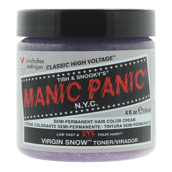 MPC High Voltage Virgin Snow Semi-Permanent Hair Colour Cream 118ml For Unisex