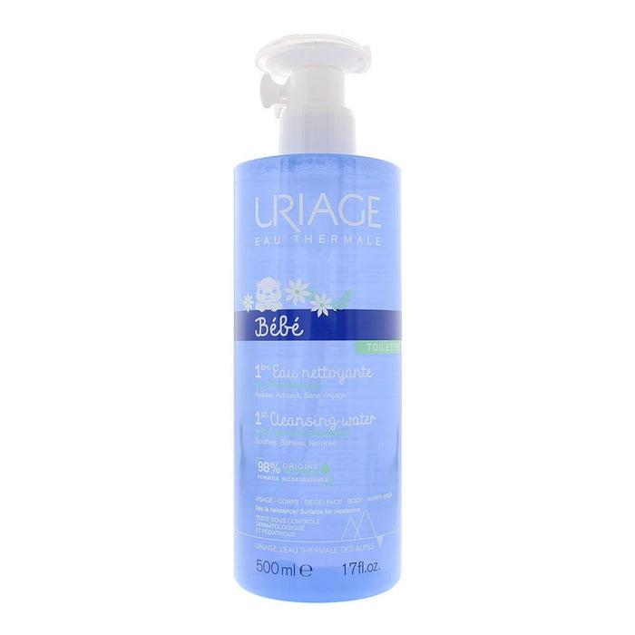 Uriage Bebe 1St Non Rinse Cleansing Water 500ml For Kids
