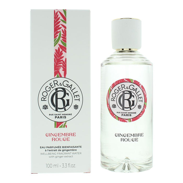 Roger & Gallet Gingembre Rouge Wellbeing Fragrant Water 100ml For Unisex