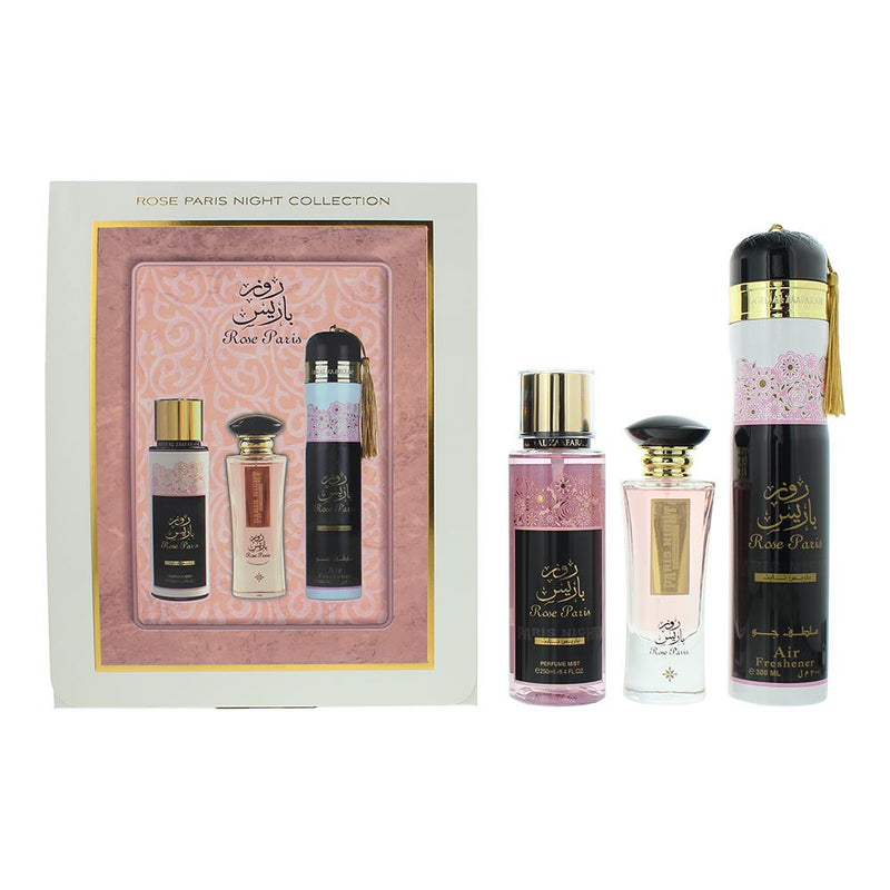 Ard Al Zaafaran Rose Paris Night 3 Pcs Gift Set For Women