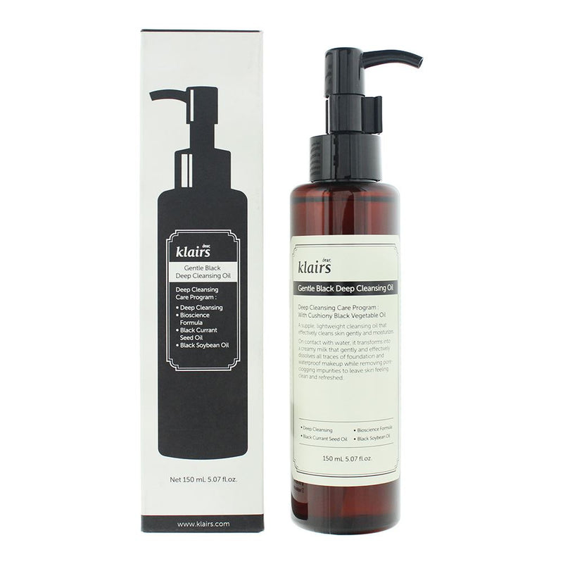 Klairs Gentle Black Deep Cleanisng Oil 150ml for Women