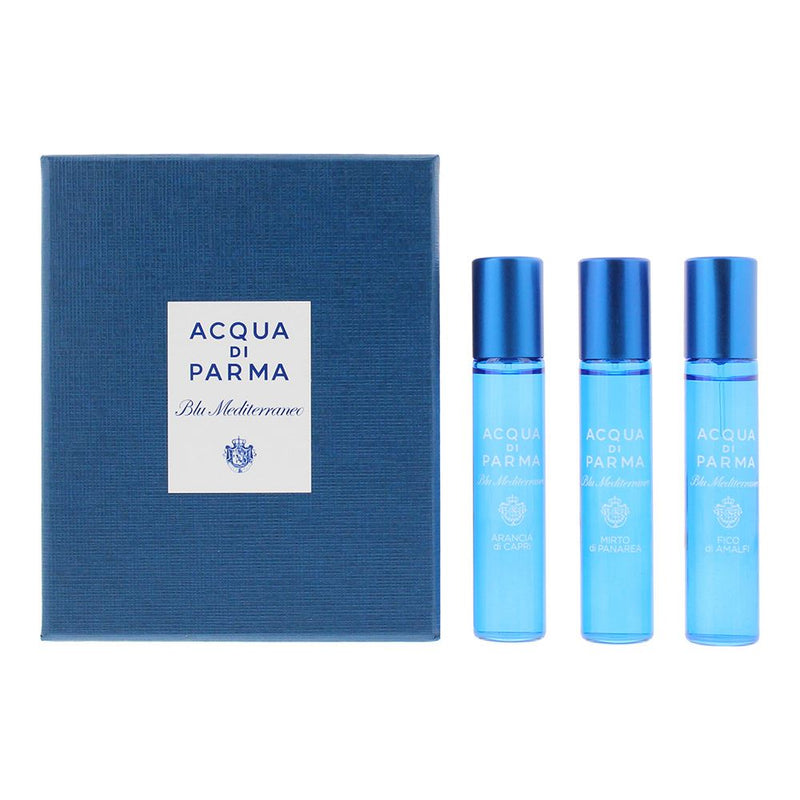 Acqua Di Parma Blu Mediterraneo 3pc Gift Set EDP 3 x 12ml For Unisex