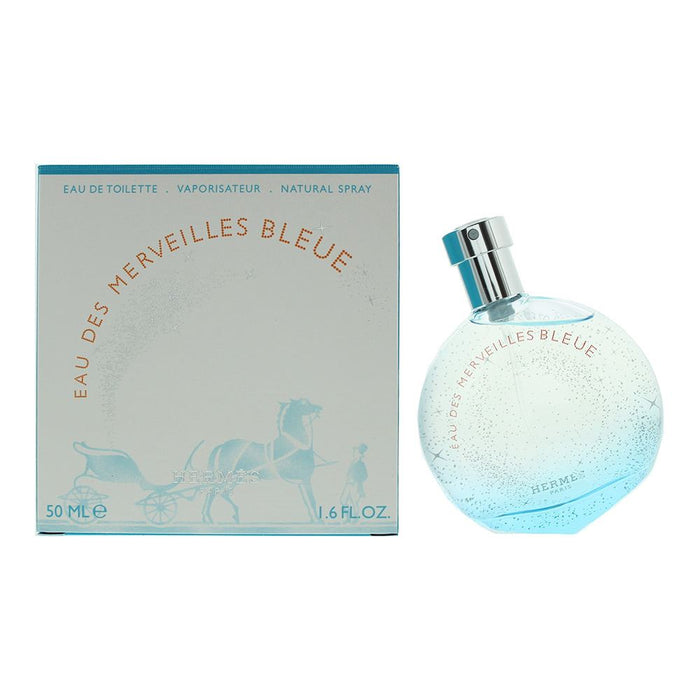 Hermes Eau Des Merveilles Bleue Eau de Toilette 50ml Women Spray