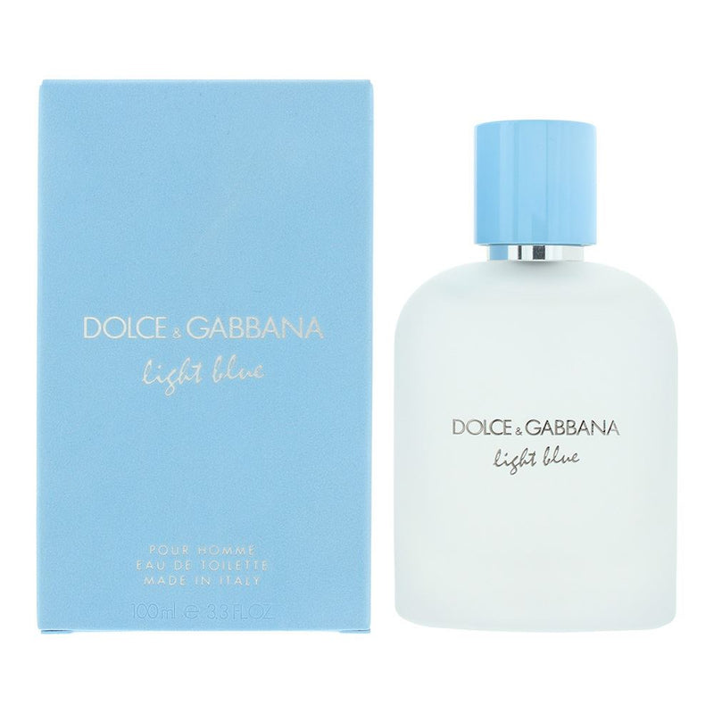 Dolce & Gabbana Light Blue Pour Homme Eau De Toilette 100ml Mens Perfume