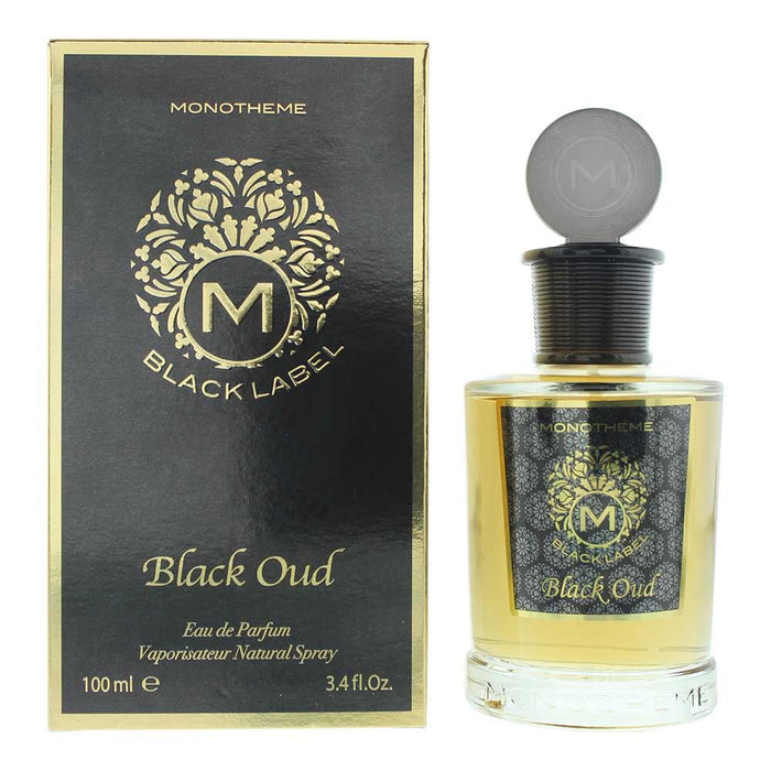 Monotheme Black Oud Eau de Parfum 100ml Spray For Men Brand NEW Him Brand NEW