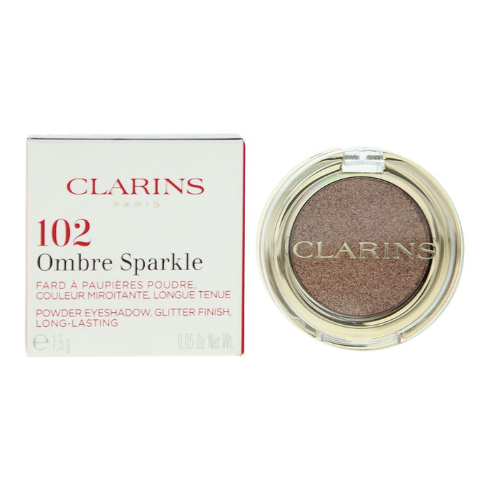 Clarins Ombre Sparkle 102 Peach Girl Glitter Eyeshadow 1.5g For Women