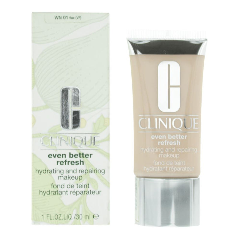 Clinique Even Better Refresh Hydrating Repairing Wn01 Flax Foundation 30ml