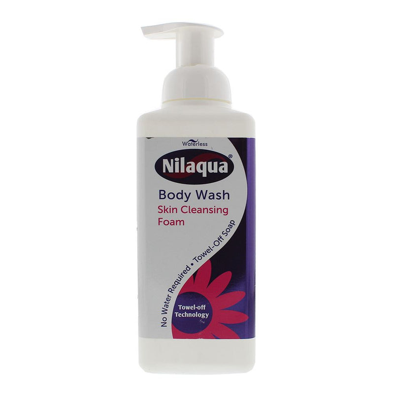 Nilaqua Skin Cleaning Foam Body Wash 500ml - No Water Required