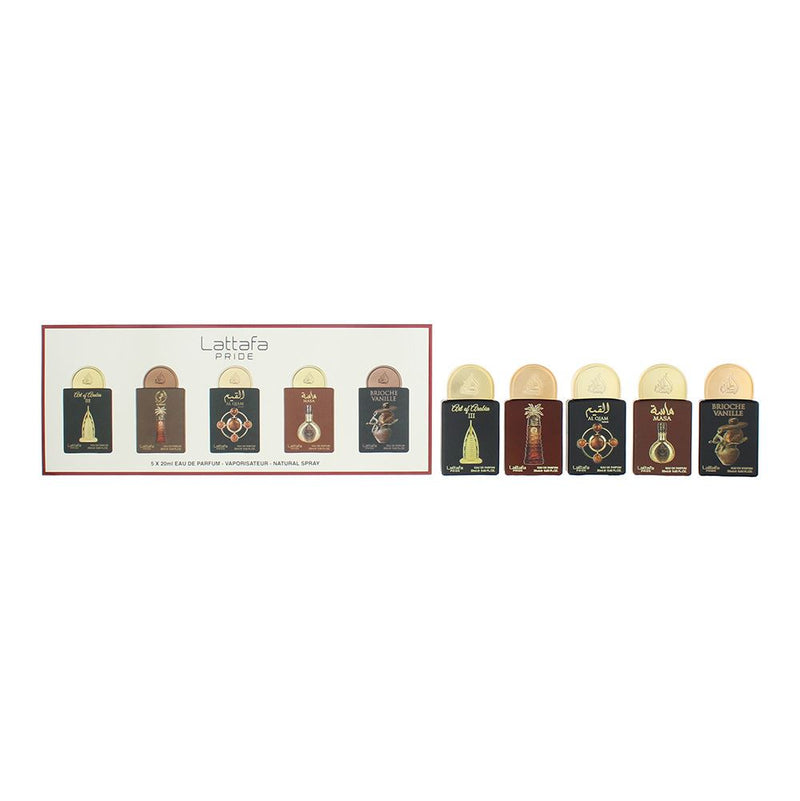 Lattafa Pride 5 Pcs Gift Set: EDP 20ml x5 For Unisex