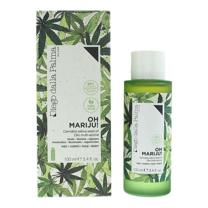 Diego Dalla Palma Oh Mariju Cannabis Sativa Seed Face& Body Oil 100ml For Unisex