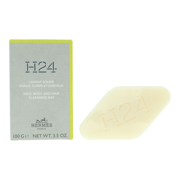 Hermes H24 Face Body And Hair Cleansing Bar 100g For Men