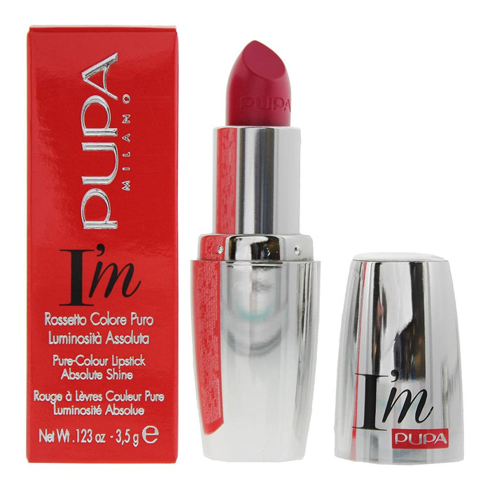 Pupa I'm Pure-Colour 407 Intense Fuchsia Lipstick 3.5g For Women