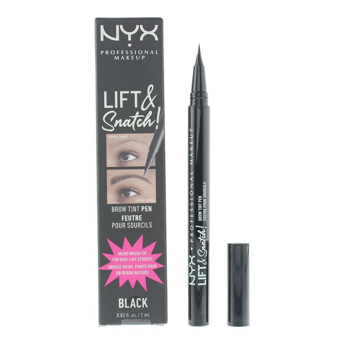 NYX Lift Snatch Brow Tint Black Pencil 1ml For Women