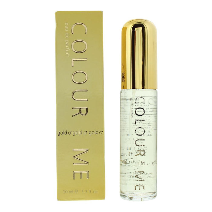 Milton Lloyd Colour Me Homme Gold Eau de Parfum 50ml Spray For Him Men