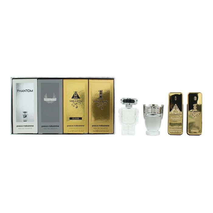 Paco Rabanne 4 Piece Gift Set 5ml For Men