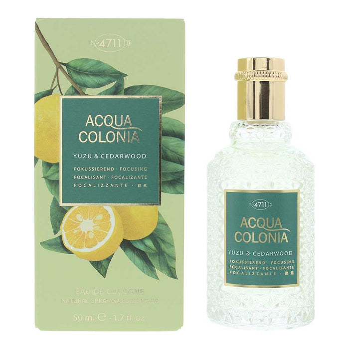 4711 Acqua Colonia Yuzu Cedarwood Eau de Cologne 50ml For Unisex