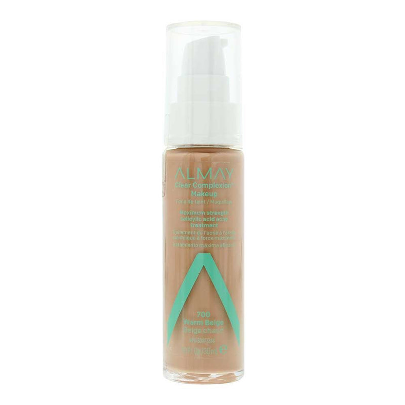 Almay Clear Complexion Makeup 700 Warm Beige Treatment 30ml For Women