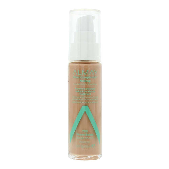 Almay Clear Complexion Makeup 700 Warm Beige Treatment 30ml For Women