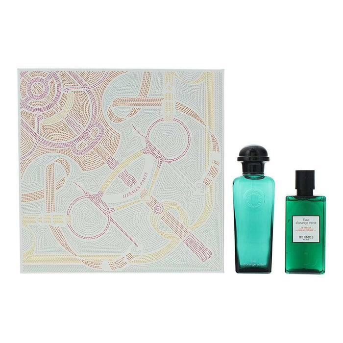 Hermes Eau D'orange Verte 2 Piece Gift Set For Unisex