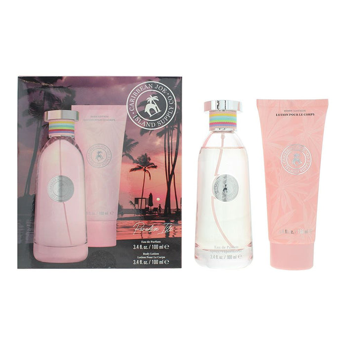 Caribbean Joe Island Supply Paradise Isle Photobox 2 Piece Gift Set For Women