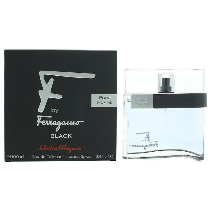 Salvatore Ferragamo F Black Eau de Toilette 100ml Men Spray