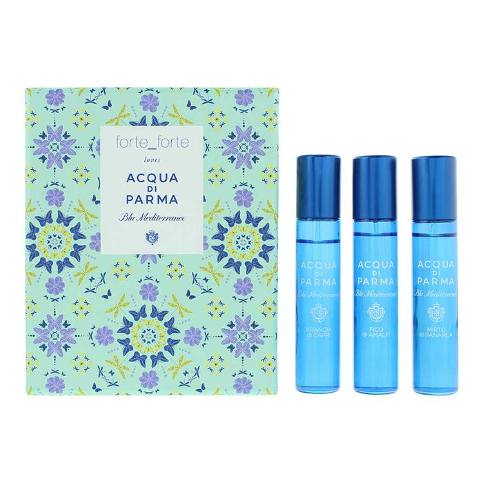 Acqua Di Parma Blu Mediterraneo Forte Gift 3 Piece Gift Set For Unisex