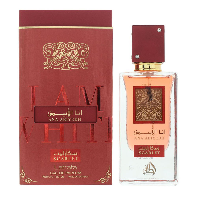 Lattafa Ana Abiyedh Scarlet Eau De Parfum 60ml for Women