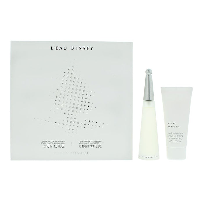 Issey Miyake L'eau D'issey Gift Set: EDT 50ml - Body Lotion 100ml Women Spray