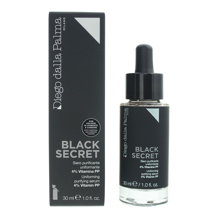 Diego Dalla Palma Black Secret Uniforming Purifying Serum 30ml For Unisex