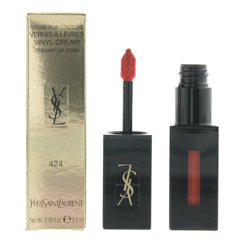 YSL Vernis A Levres Vinyl Cream 424 Call Me Subversive Lip Stain 5.5ml