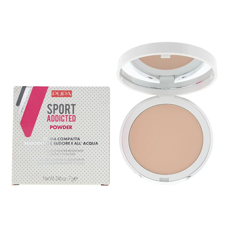 Pupa Sport Addicted 001 Rose Beige Compact Powder 7g For Women