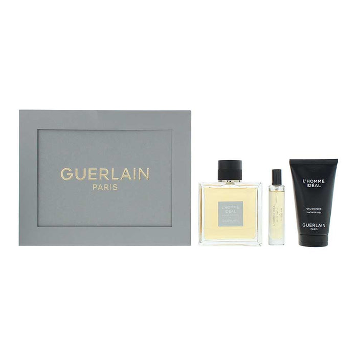 Guerlain L'homme Ideal 2 Piece Gift Set: EDT 100ml - Shower Gel 75ml For Men