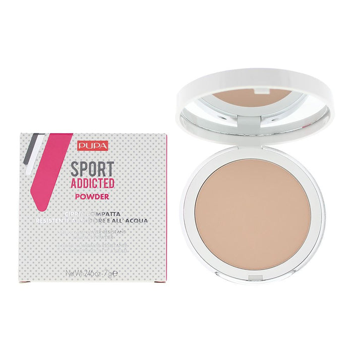 Pupa Sport Addicted 002 Natural Beige Compact Powder 7g For Women