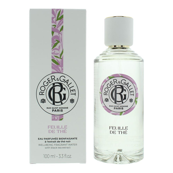 Roger & Gallet Feuille De The Fragrant Wellbeing Water 100ml For Unisex