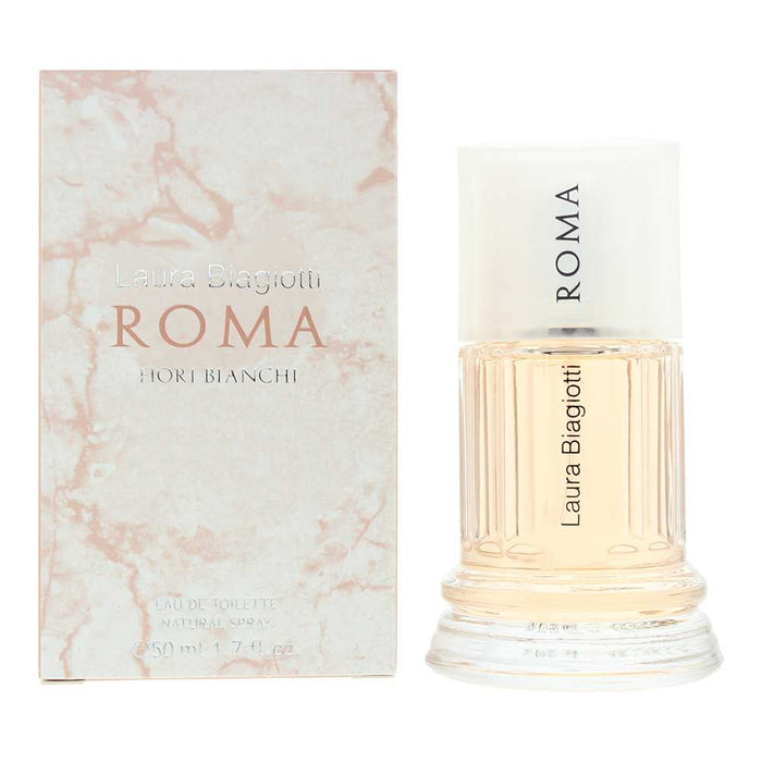 Laura Biagiotti Roma Fiori Bianchi Eau De Toilette 50ml For Women