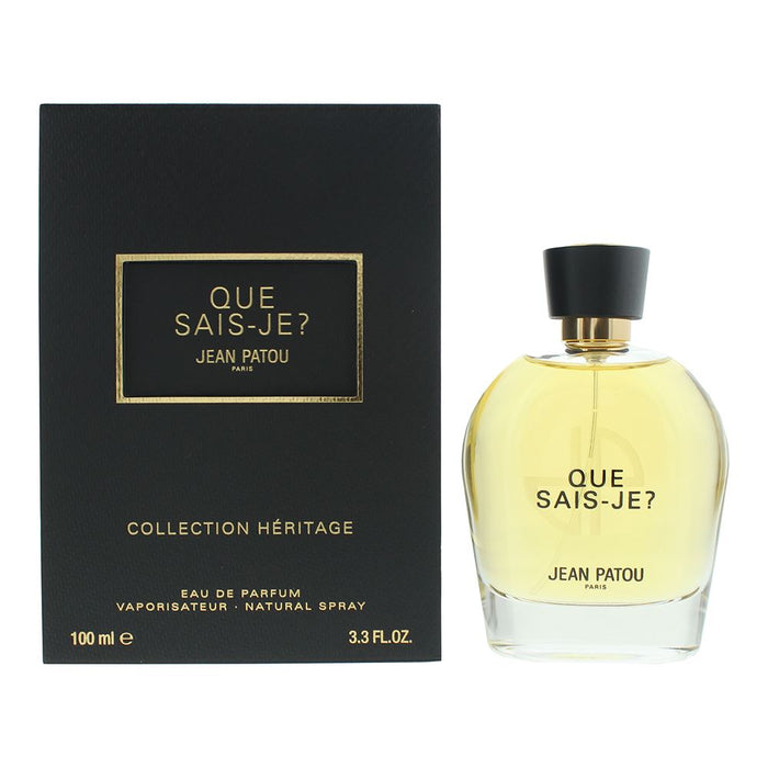 Jean Patou Collection Heritage Que Sais-Je? Eau de Parfum 100ml Men Perfume
