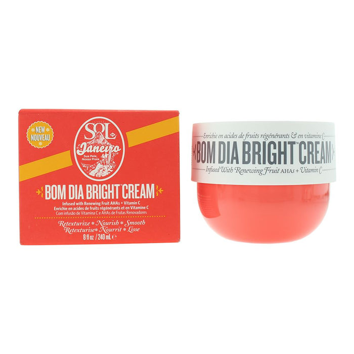 Sol De Janeiro Bom Dia Bright Body Cream 240ml For Women Her Brand NEW