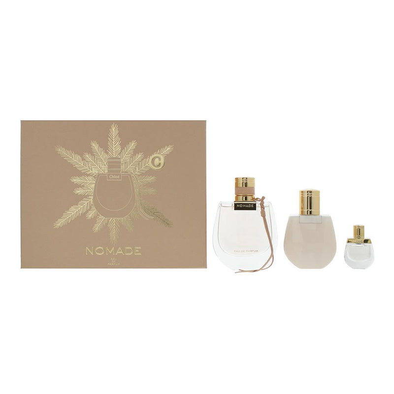 Chloe Nomade 3 Piece Gift Set: EDP 75ml - Eau de Parfum 5ml - Body Lotion 100ml