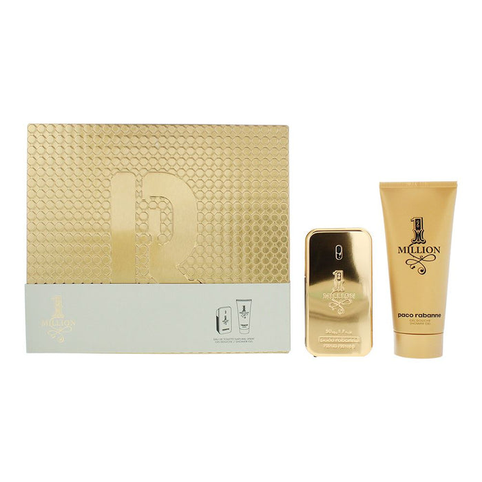 Rabanne 1 Million 2 Piece Gift Set: Eau De Toilette 50Ml - Shower Gel 100Ml Men