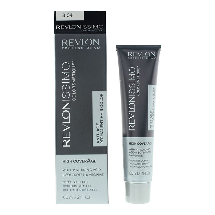 Revlon Revlonissimo 8.34 Light Hazel Blonde Hair Colour 60ml For Women