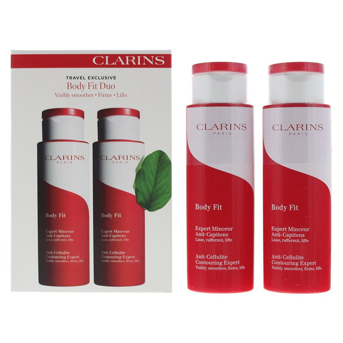 Clarins 2 Piece Gift Set: Body Fit Duo 2 x 200ml Women