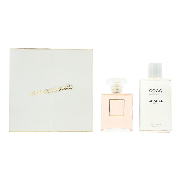 Chanel Mademoiselle Essentials 2 Pcs Gift Set: EDP 100ml - Body Oil 200ml Women