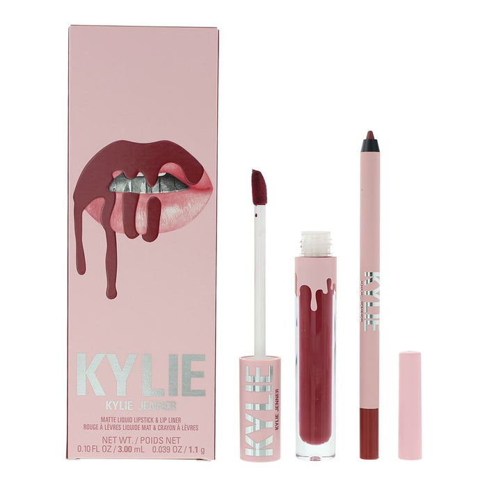 Kylie By Kylie Jenner Matte Lip Kit 103 Better Not Pout 2 Piece Gift Set