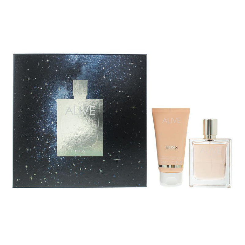 Hugo Boss Alive 2 Piece Gift Set: Eau de Parfum 50ml - Body Lotion 75ml