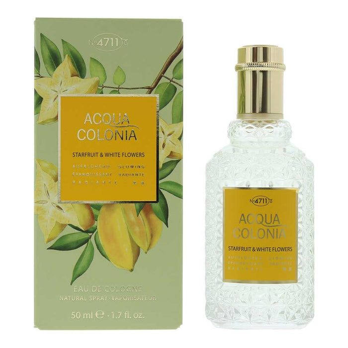 4711 Acqua Colonia Starfruit White Flowers Eau de Cologne 50ml For Unisex