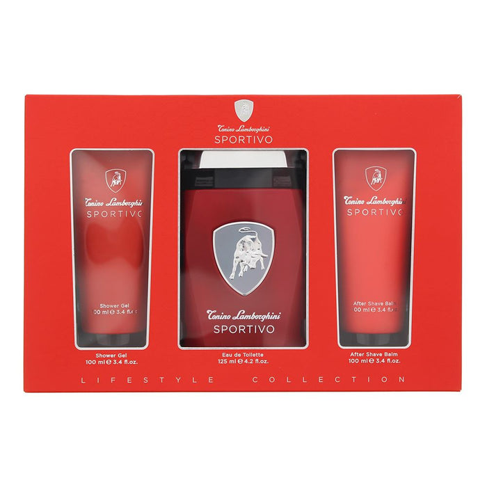 Lamborghini Sportivo 3 Piece Gift Set For Men