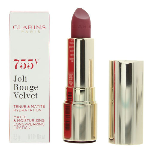 Clarins Joli Rouge Velvet 755V Litchi Lipstick 3.5g For Women
