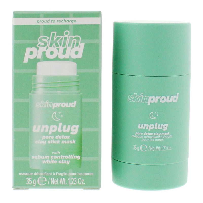 Skin Proud Unplug Pore Detox Clay Stick Mask 35g For Women