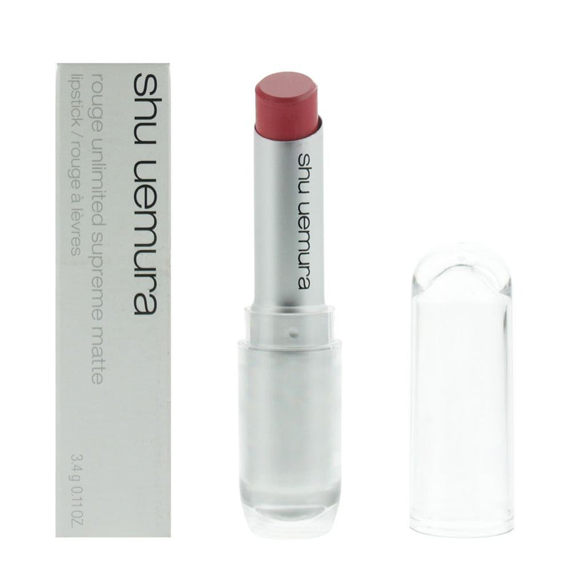 Shu Uemura Unlimited Supreme Matte Cr332 Coral Lipstick Gloss 3.4g For Women