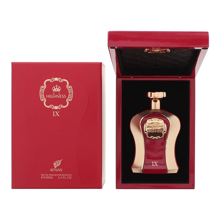 Afnan Highness IX Maroon Eau de Parfum 100ml Unisex Spray